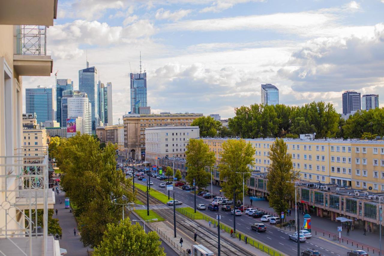 Large Flat. Great View. City Center. Варшава Екстер'єр фото